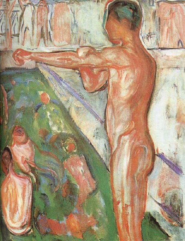 Edvard Munch Bather oil painting image